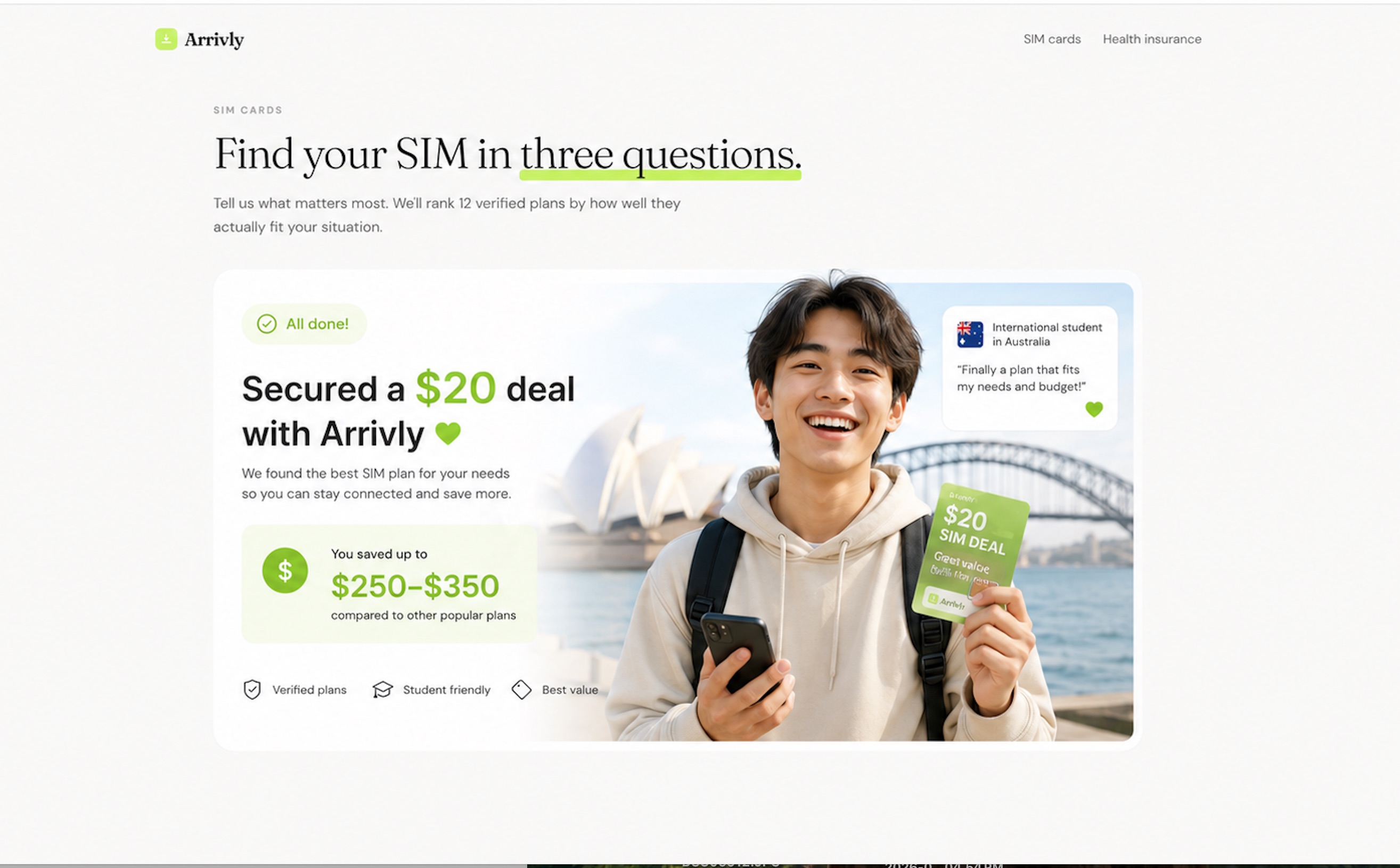 Prepaid Australian SIM card with no contract